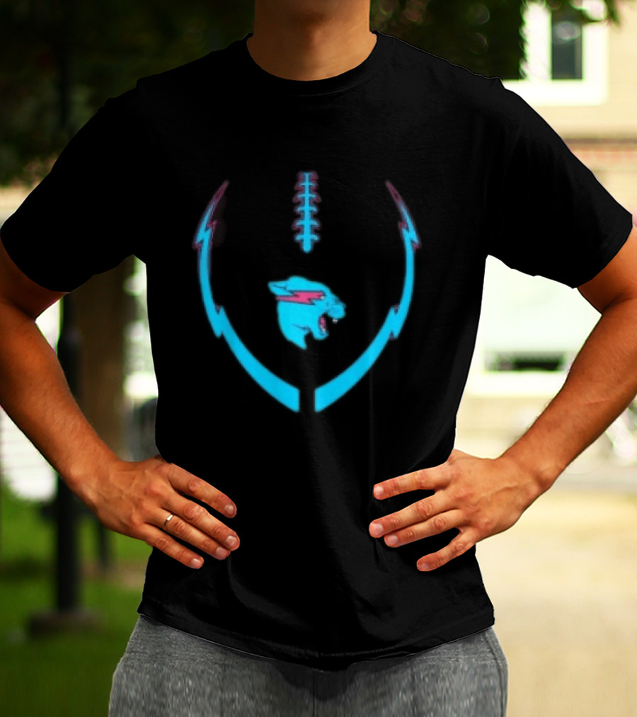 Mrbeast Store Beast Lightning Football T-Shirt