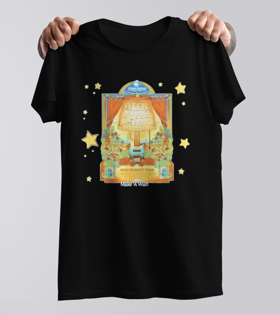 Oteil Burbridge LaMP Wish Benefit Tour Make A Wish Foundation Fiddlehead Brewing Company T-Shirt