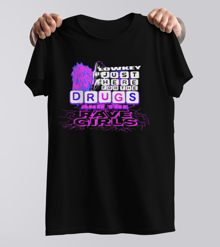 Lowkey Firehouse 666 Drugs Anti Life Rave Girls T-Shirt