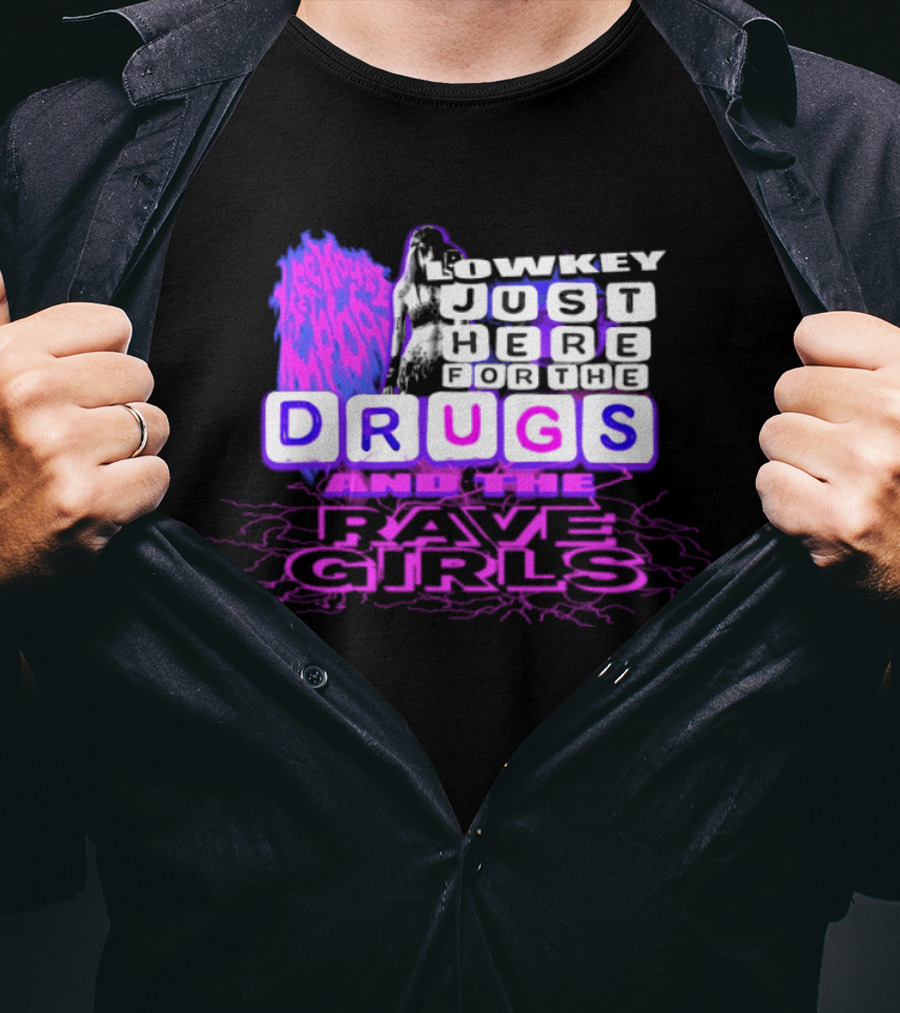 Lowkey Firehouse 666 Drugs Anti Life Rave Girls T-Shirt