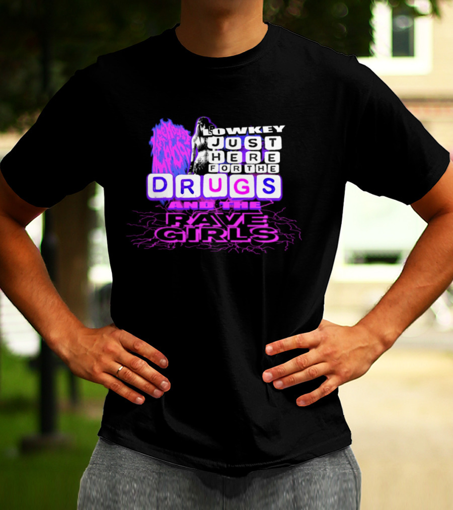 Lowkey Firehouse 666 Drugs Anti Life Rave Girls T-Shirt