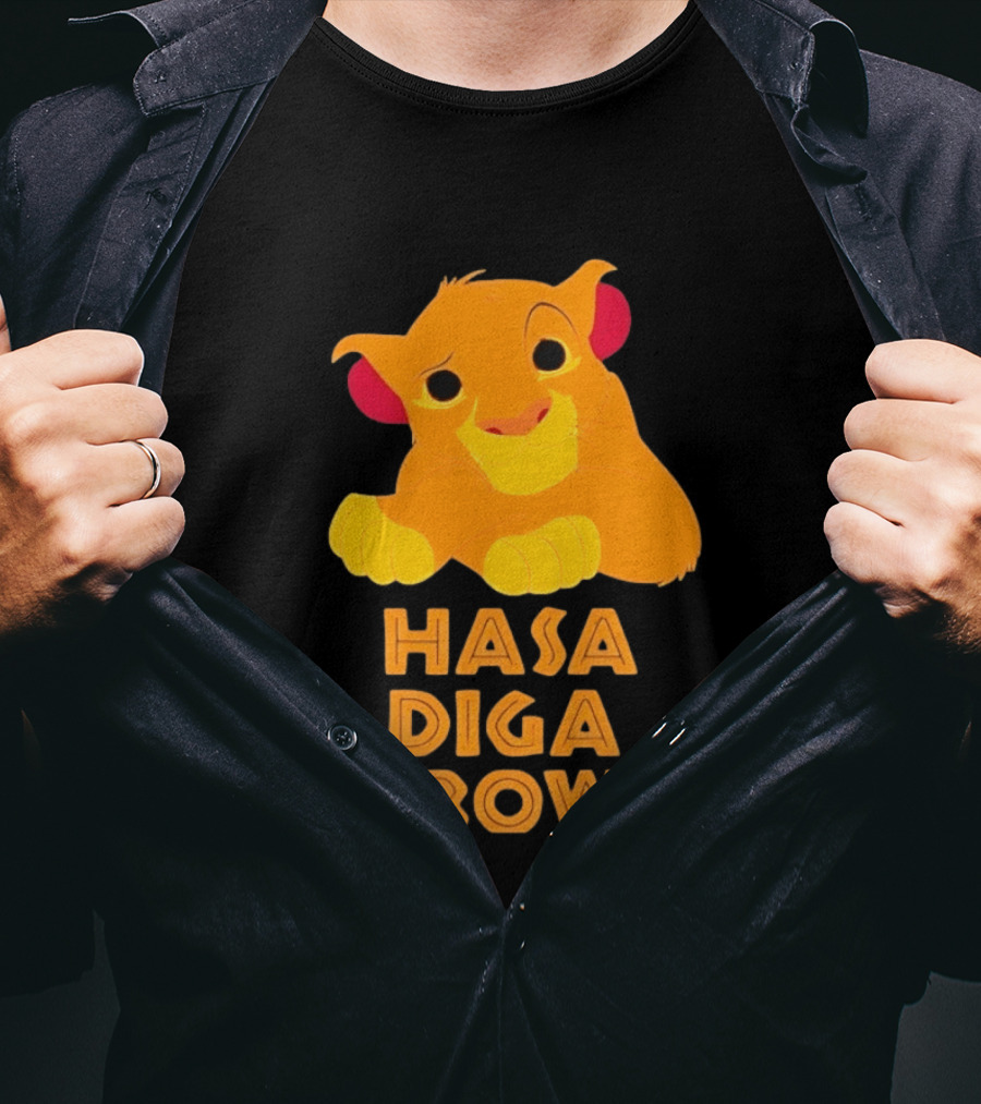 Simba Hasa Diga Eebowai Lion King Book Of Mormon T-Shirt