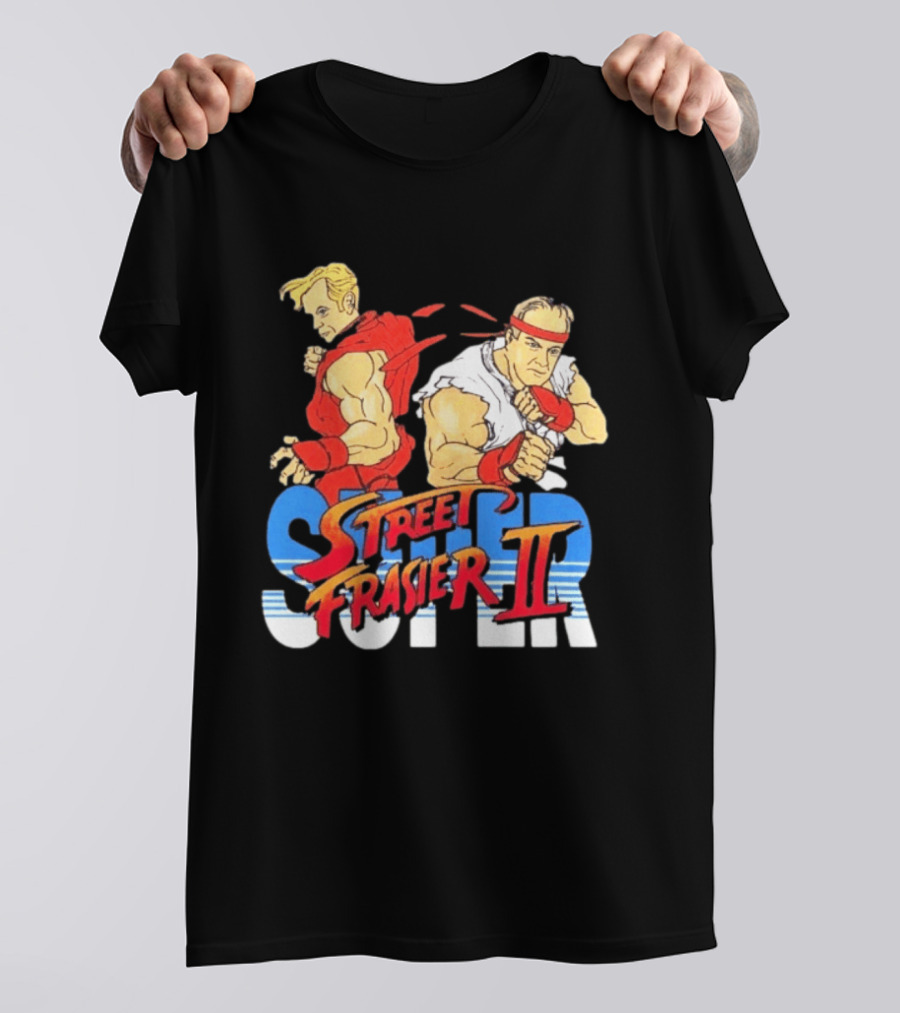 Supper Street Frasier II Retro Fighter T-Shirt