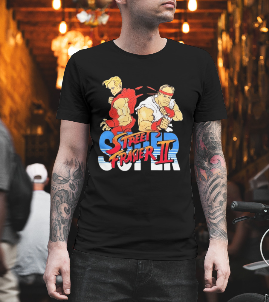 Supper Street Frasier II Retro Fighter T-Shirt