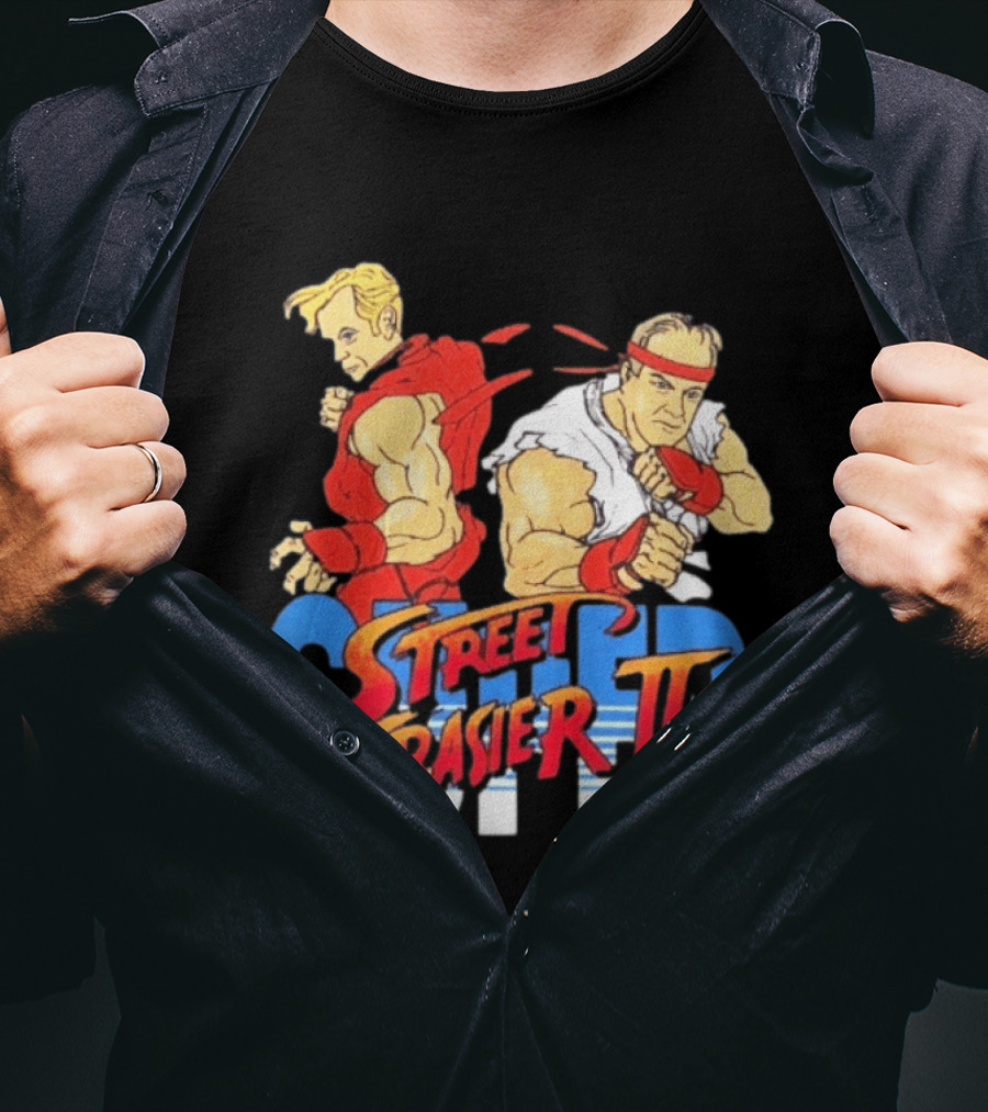 Supper Street Frasier II Retro Fighter T-Shirt