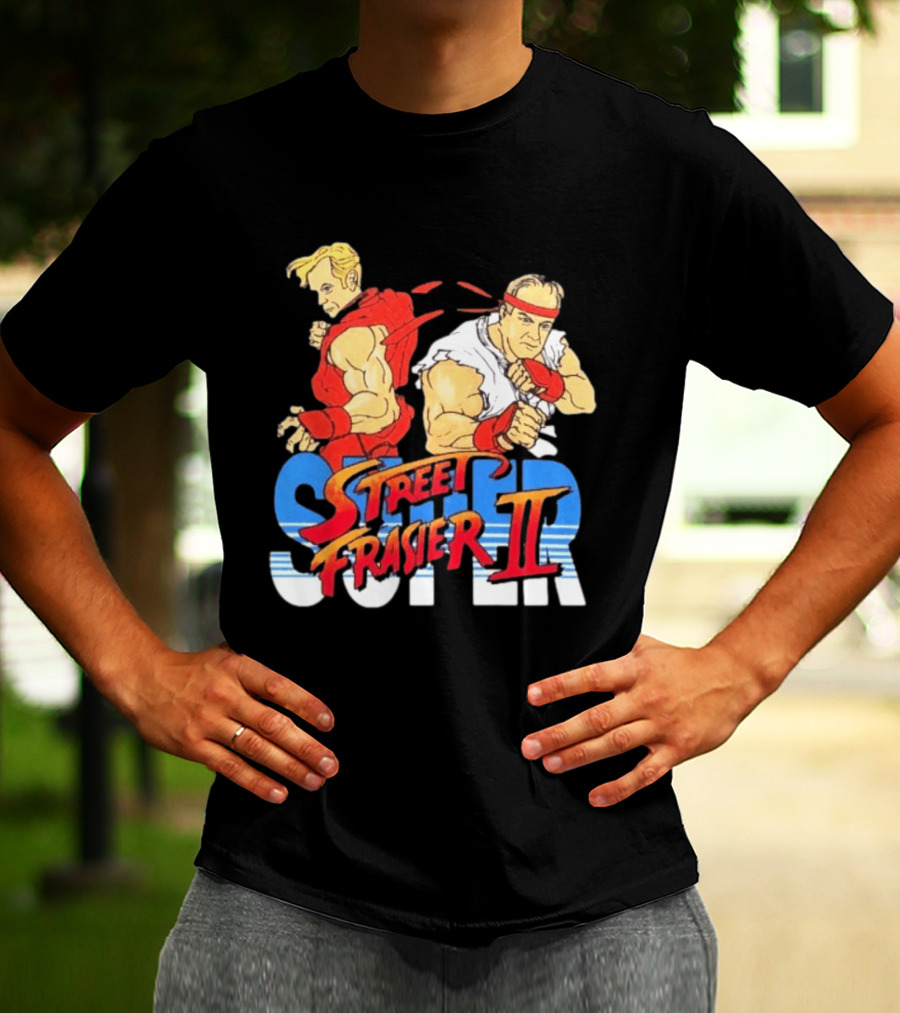 Supper Street Frasier II Retro Fighter T-Shirt