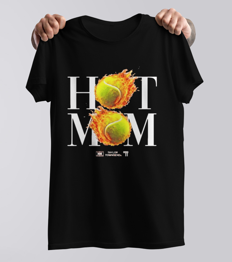 Taylor Townsend Hot Mom Tennis WTA Fiery Tennis Balls T-Shirt