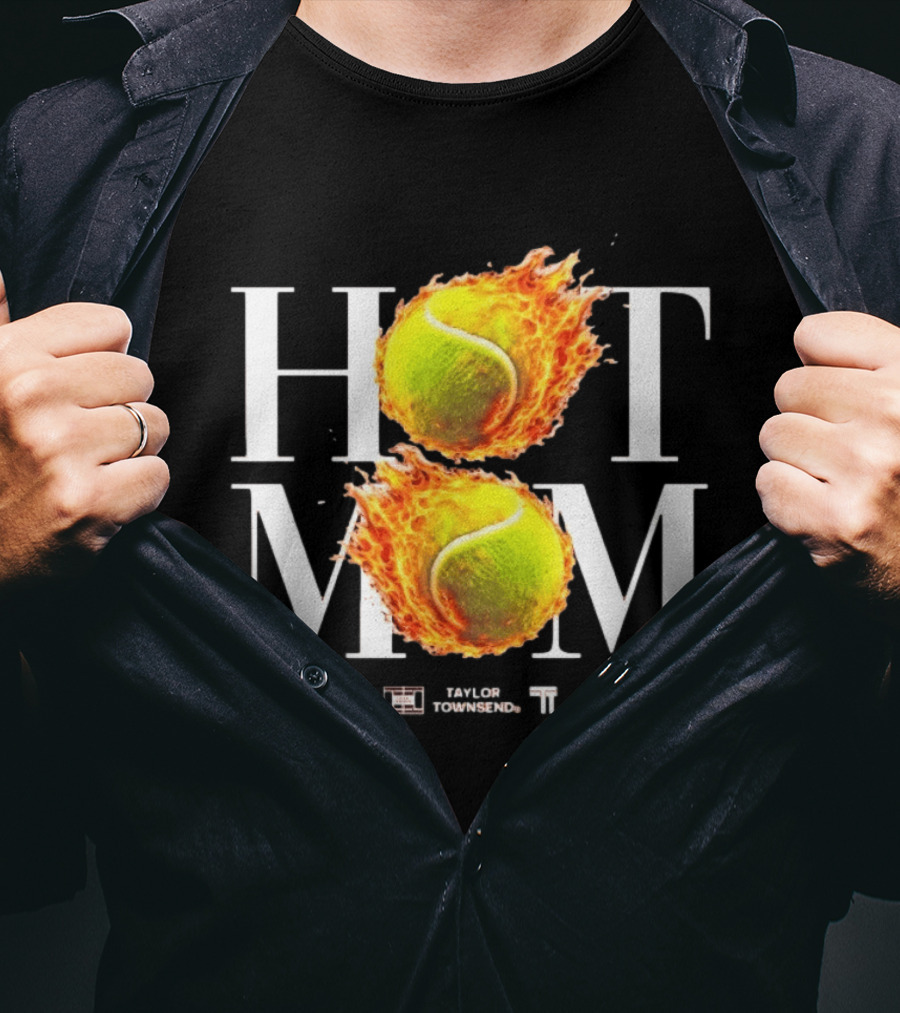 Taylor Townsend Hot Mom Tennis WTA Fiery Tennis Balls T-Shirt