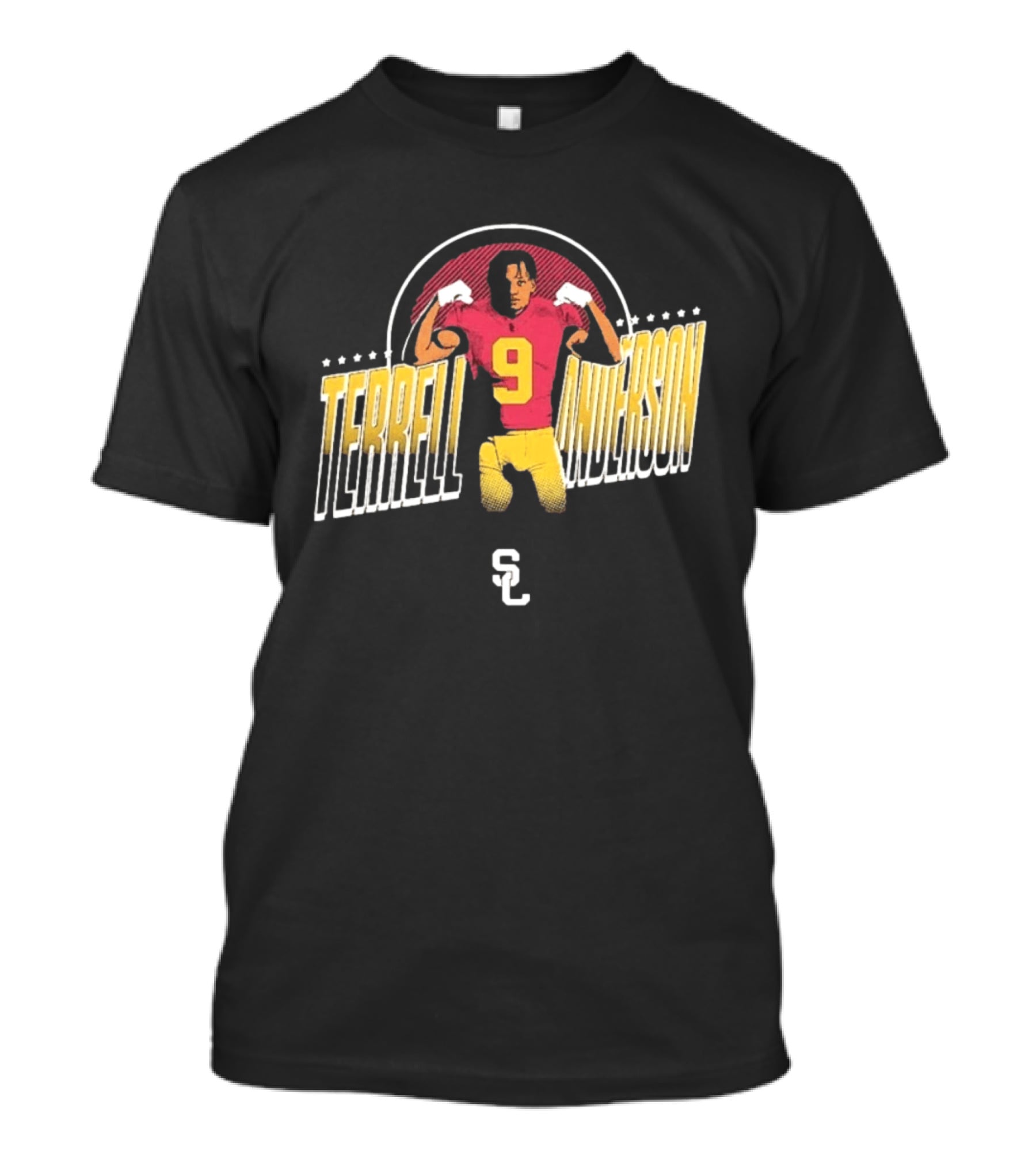 Terrell Anderson USC Trojans Football Number 9 SC T-Shirt