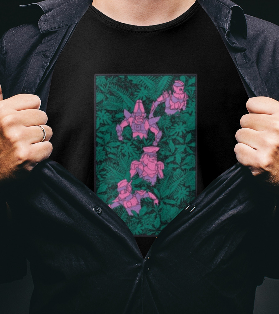 Twrp Store Rainforest Zip Up Robot Jungle Adventure T-Shirt