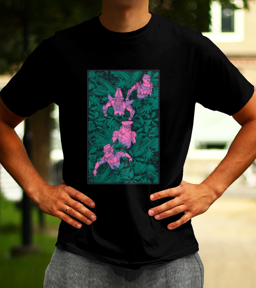 Twrp Store Rainforest Zip Up Robot Jungle Adventure T-Shirt