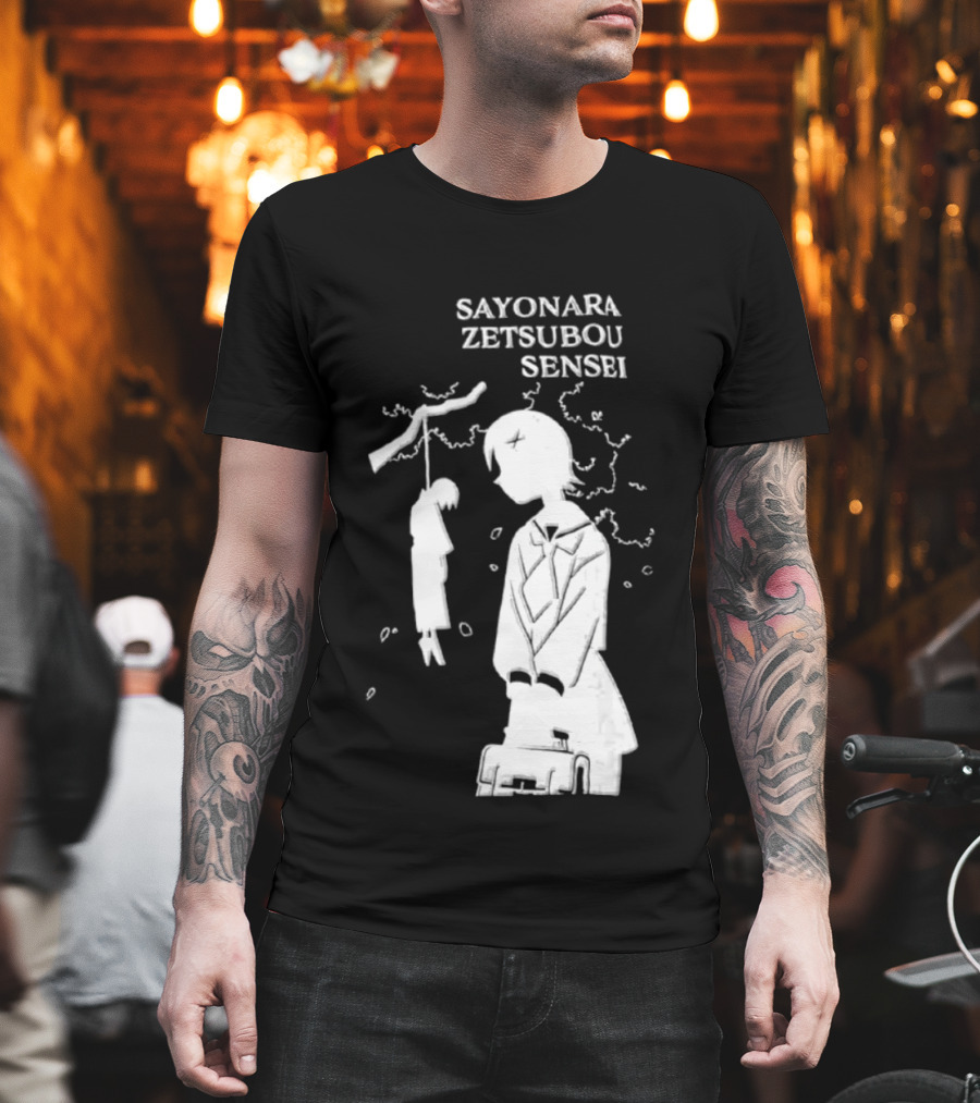 Sayonara Zetsubou Sensei Kafuka Fuura Nozomu Itoshiki T-Shirt