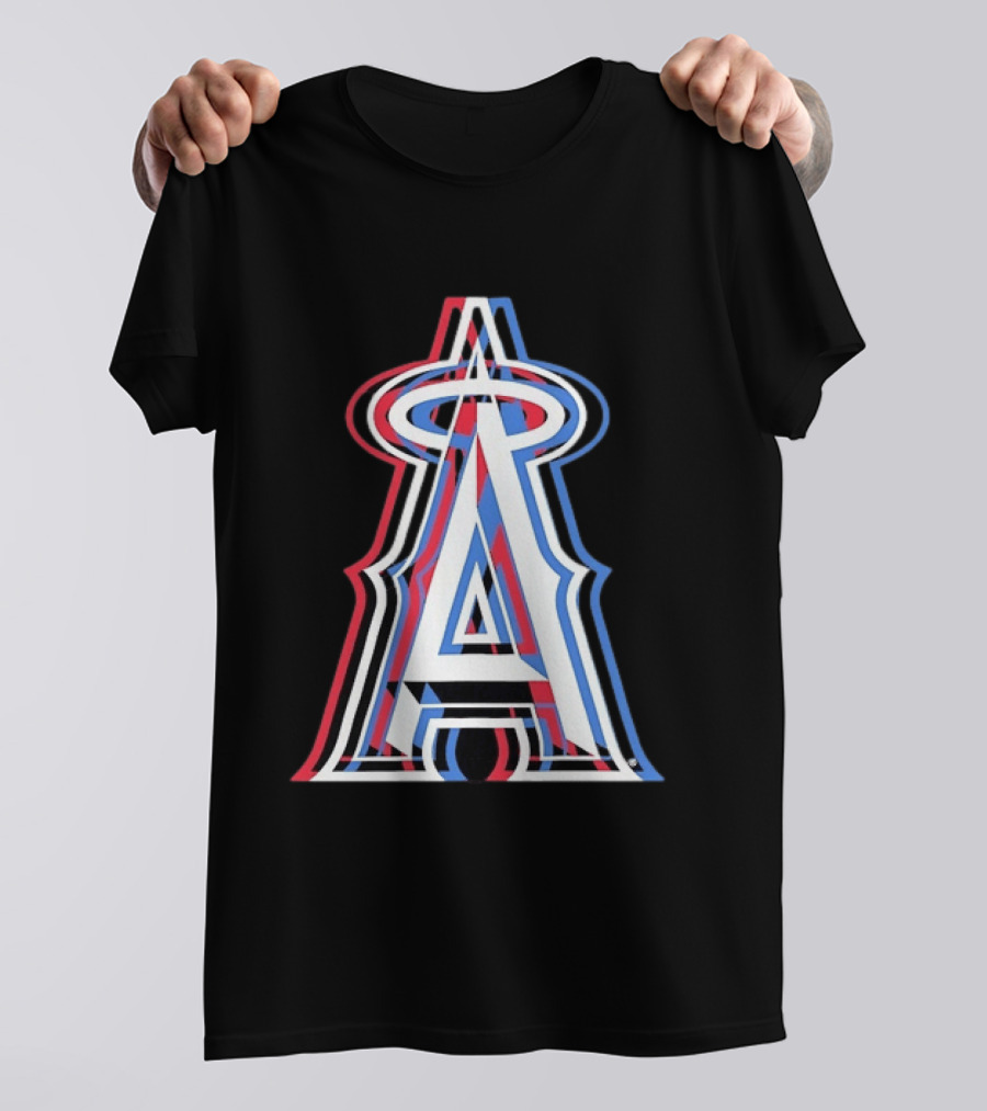 Los Angeles Angels Tri Color MLB Baseball T-Shirt