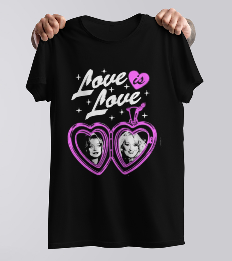 Love Is Love Madeline Helen Death Becomes Her Heart Portraits T-Shirt