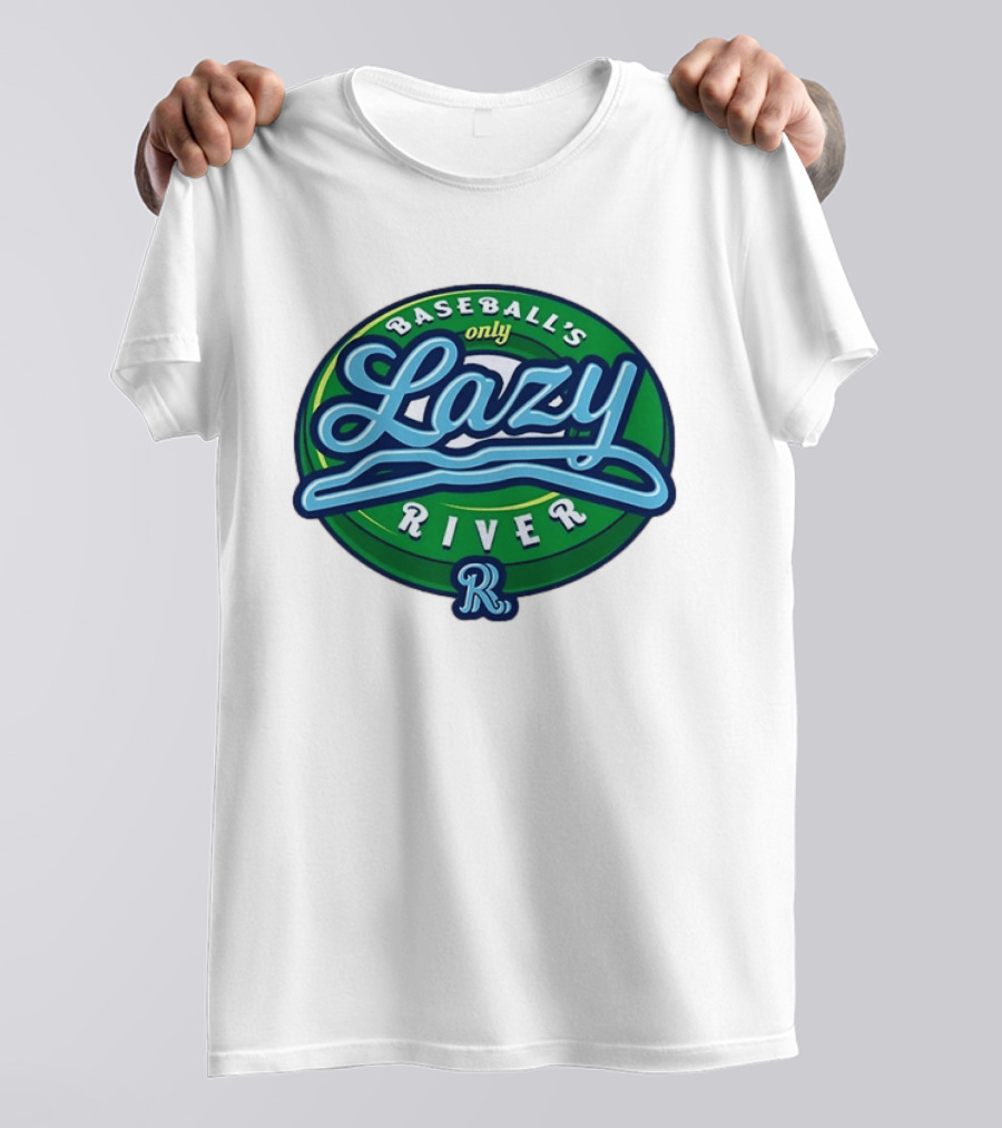 Baseball's Only Lazy River Kansas City Royals R T-Shirt