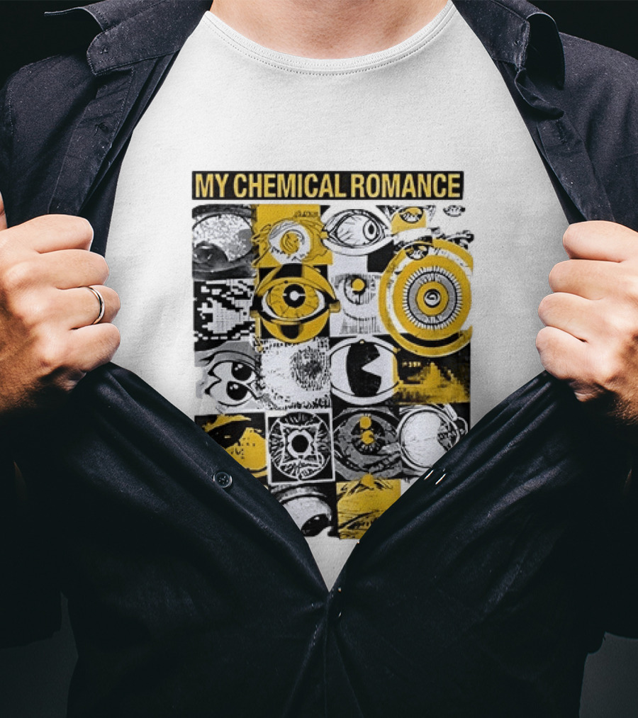 My Chemical Romance San Diego The Black Parade 2026 Petco Park Eye Collage T-Shirt