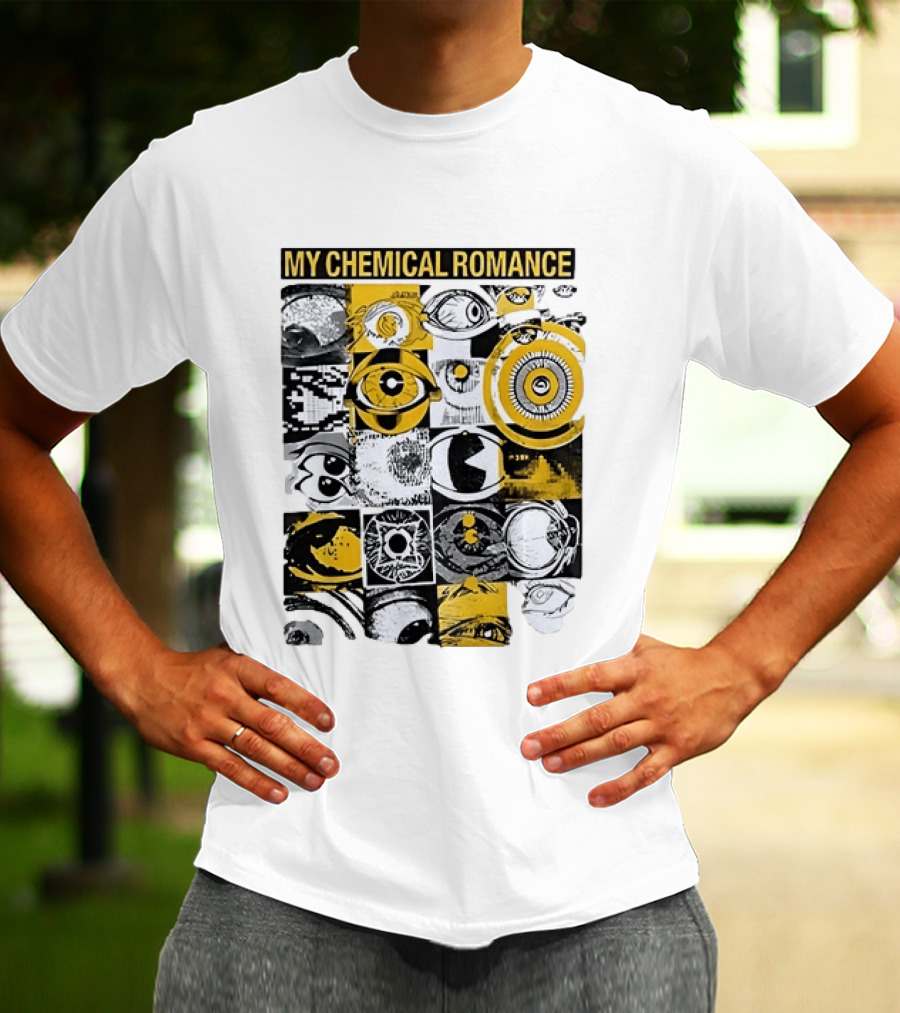 My Chemical Romance San Diego The Black Parade 2026 Petco Park Eye Collage T-Shirt
