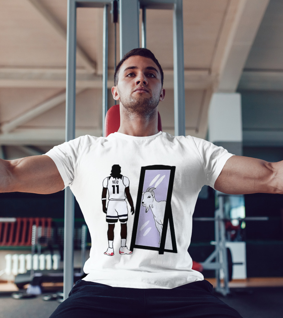 Naz Reid 11 Minnesota Timberwolves Looking Into Mirror Goat T-Shirt