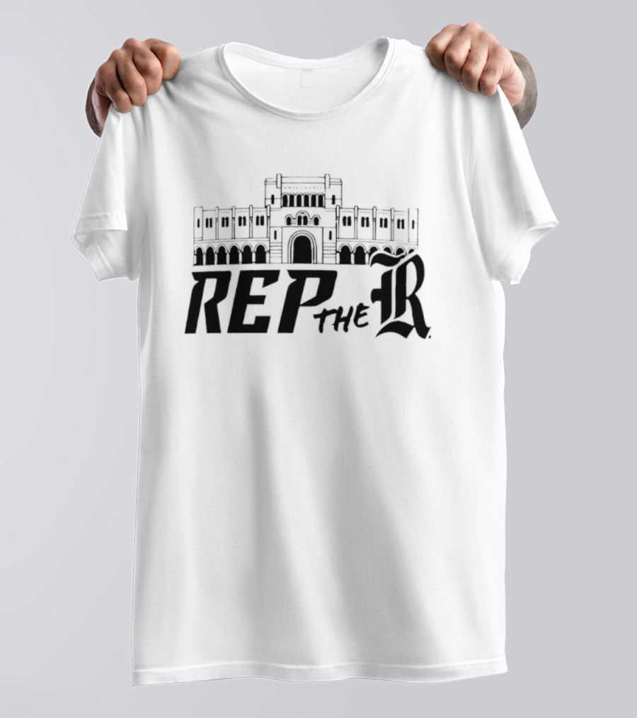Rep The R Rice University Owls Stadium Campus College Sports T-Shirt