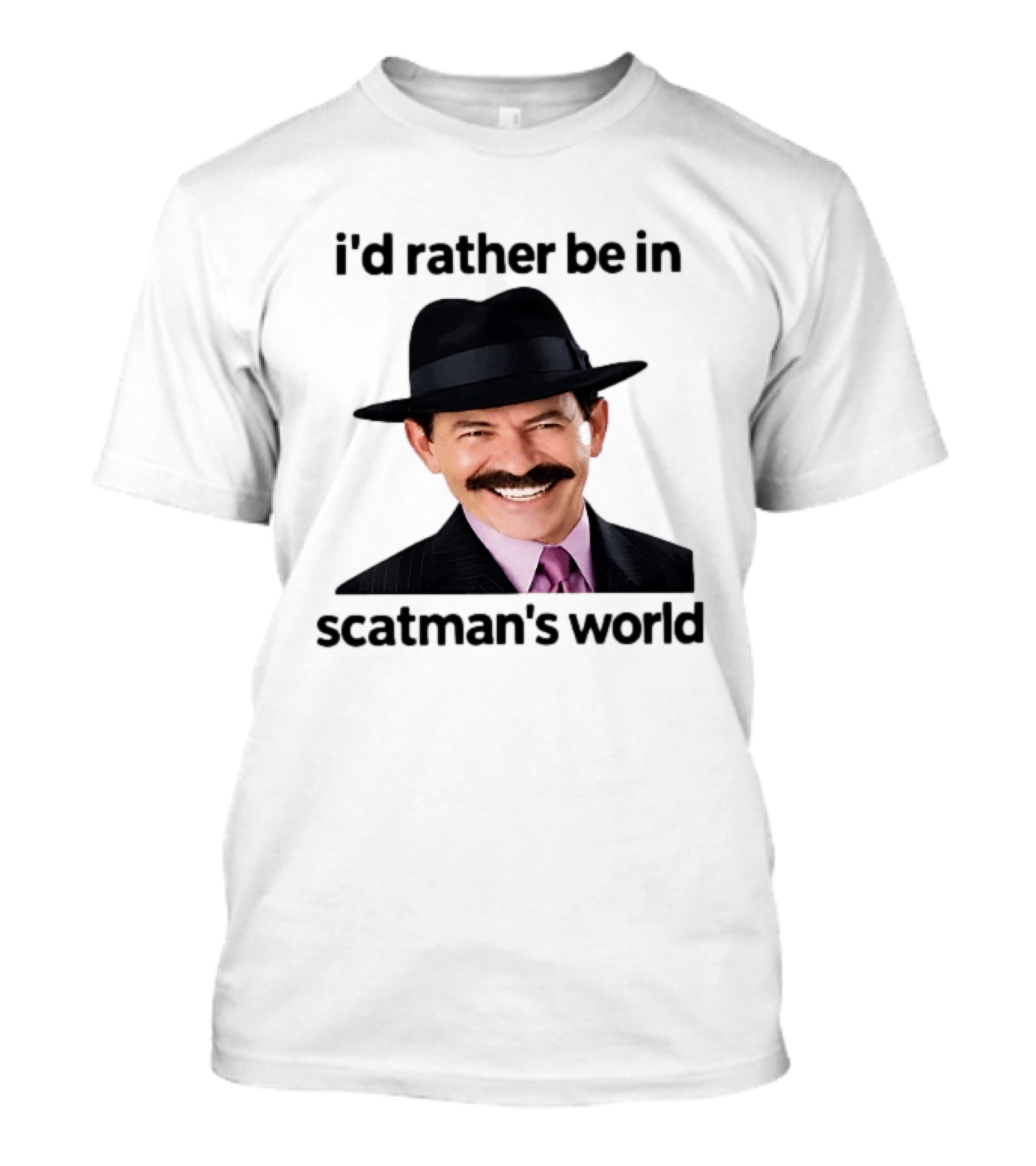 I'd Rather Be In Scatman's World Scatman John T-Shirt