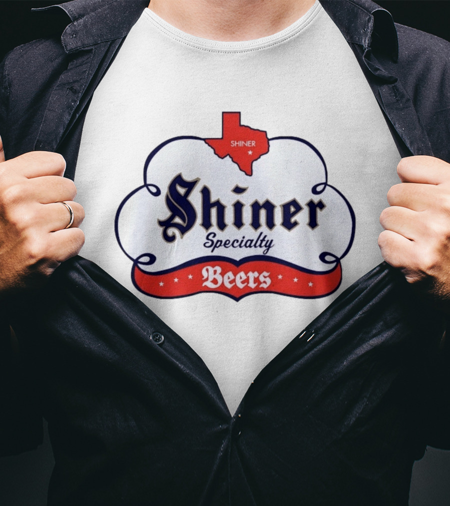 Shiner Specialty Beers Texas Map T-Shirt