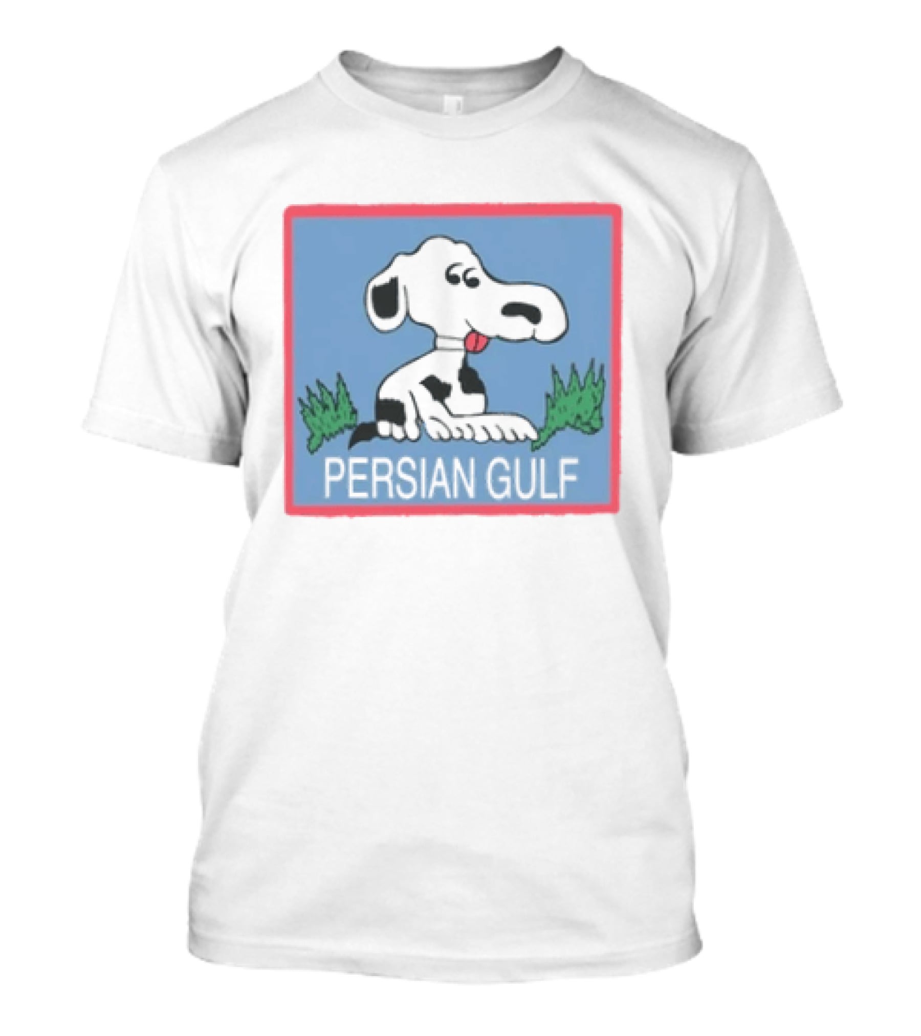 Snoopy Persian Gulf Camouflage Peanuts Cartoon T-Shirt