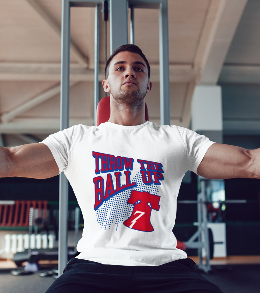 NBA Philadelphia 76ers Throw The Ball Up Liberty Bell T-Shirt