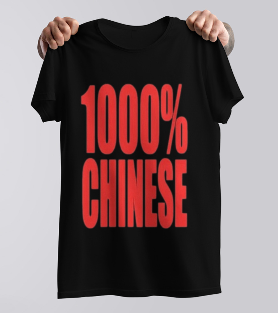 1000% Chinese Heritage Identity Culture T-Shirt