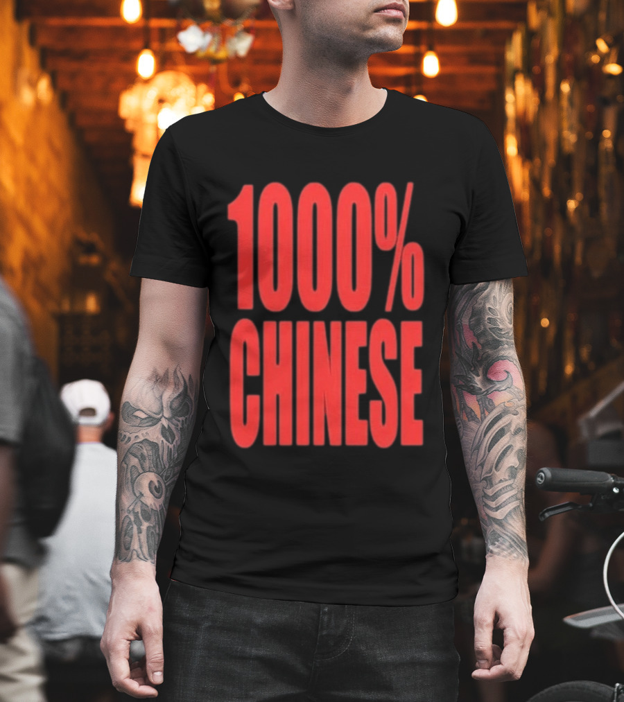 1000% Chinese Heritage Identity Culture T-Shirt