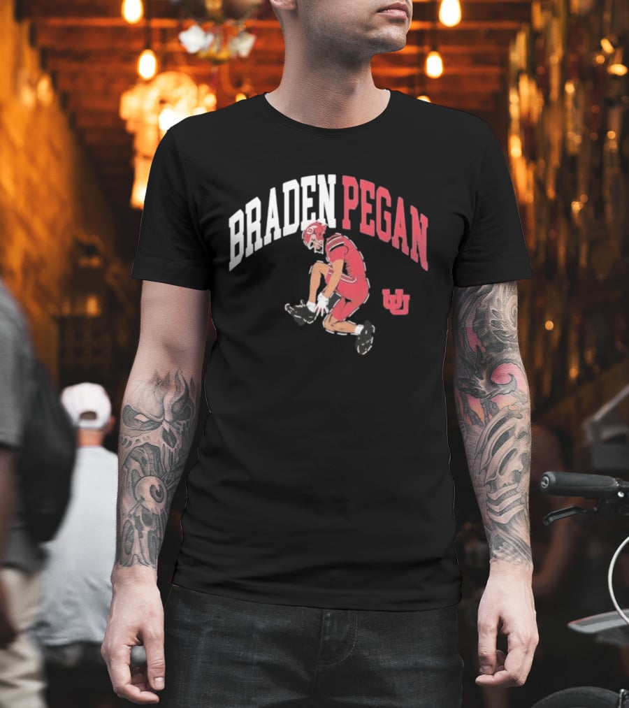 Braden Pegan Utah Utes Football Comic T-Shirt