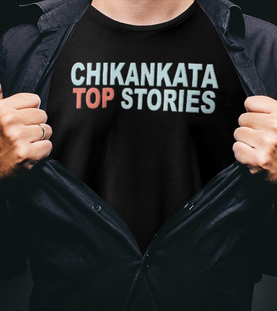 Chikankata Top Stories Two Color Vertical T-Shirt