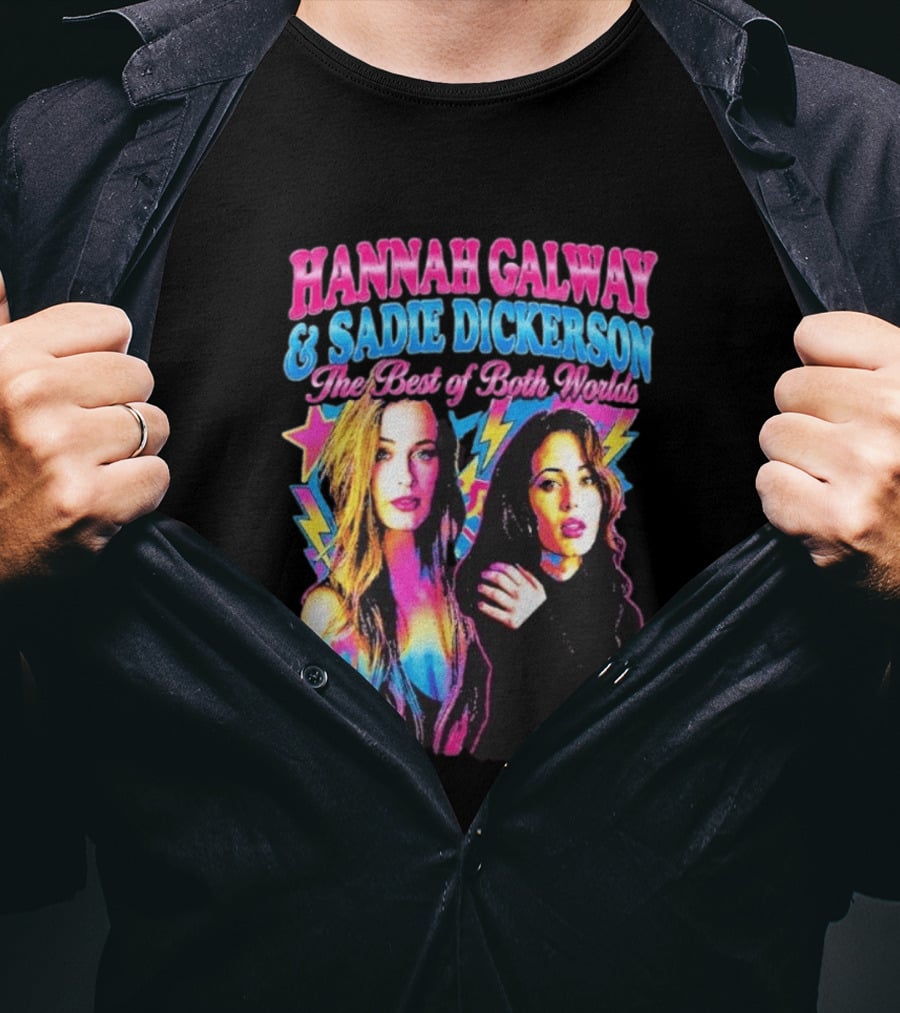 Hannah Galway Sadie Dickerson The Best Of Both Worlds Vibrant Pop T-Shirt
