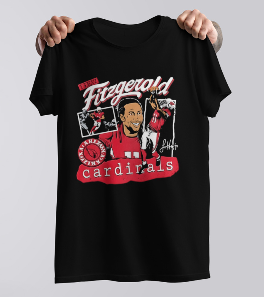 Fitzgerald Arizona Cardinals Football Number 11 NFL Player T-Shirt
