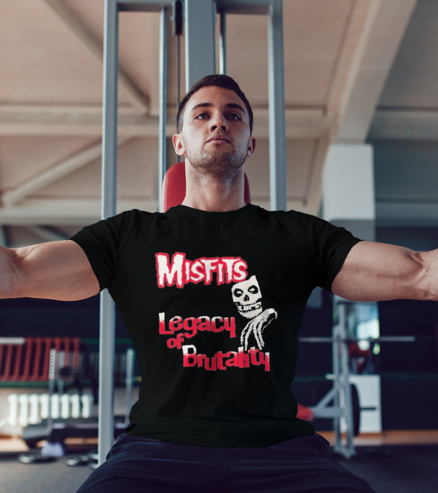 Misfits Legacy Of Brutality Skull Punk Rock T-Shirt