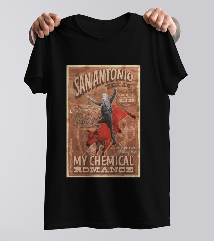 My Chemical Romance San Antonio Texas Alamodome 2026 Rodeo T-Shirt
