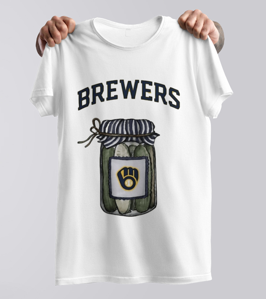 Milwaukee Brewers Pickle Jar MLB Baseball Brewers T-Shirt