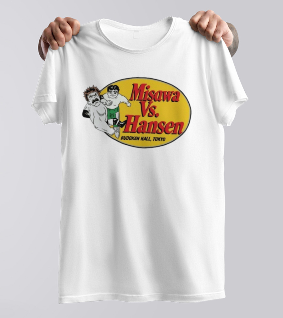 Misawa Vs Hansen Budokan Hall Tokyo T-Shirt