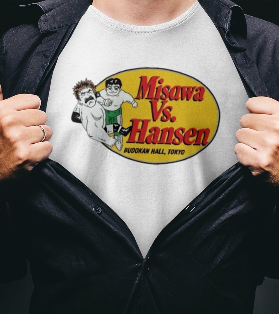 Misawa Vs Hansen Budokan Hall Tokyo T-Shirt