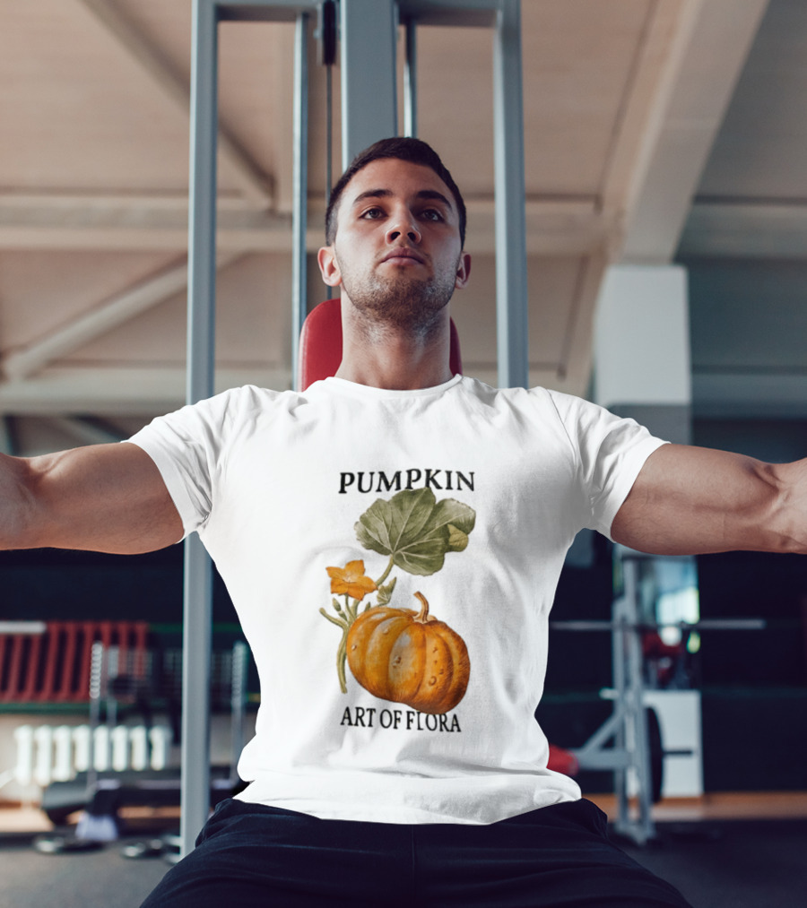 Pumpkin Art Of Flora Botanical T-Shirt