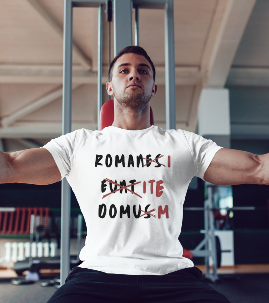 Romans Go Home Life Of Brian Corrected Latin Graffiti T-Shirt