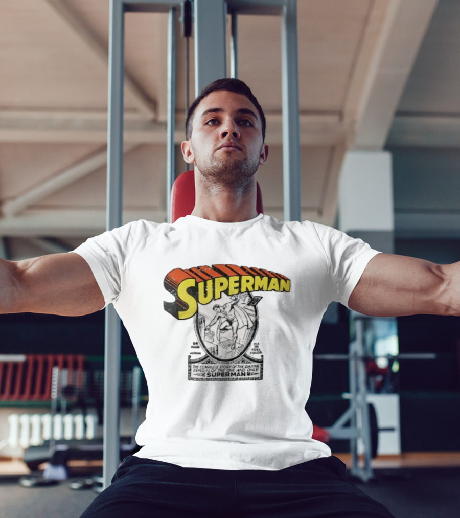 Superman The Complete Story Of The Daring Exploits Of The One And Only Comic Book Cover T-Shirt