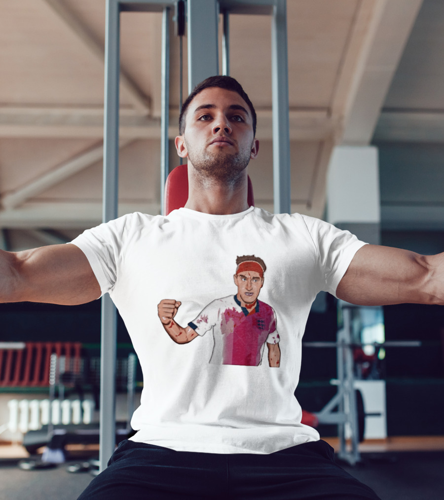 Terry Butcher England Football Iconic Bloodied Headband Moment Football Fans T-Shirt