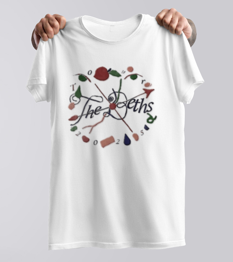 The Beths Tour 2025 Colorful Symbols Eyes T-Shirt