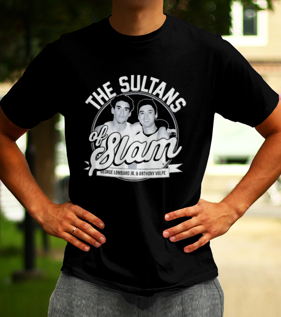 The Sultans Of Slam George Lombard Jr Anthony Volpe Baseball Athletes Photo T-Shirt
