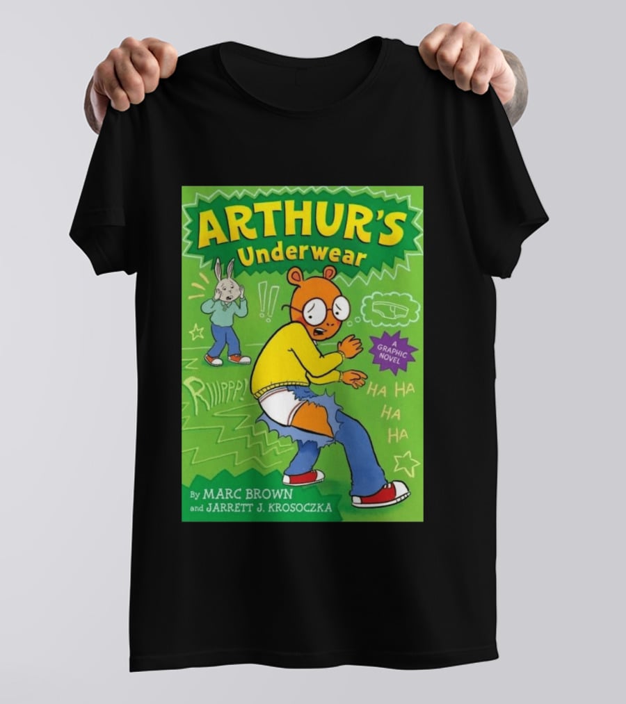 ARTHUR'S Underwear Graphic Novel By Marc Brown And Jarrett J. Krosoczka T-Shirt