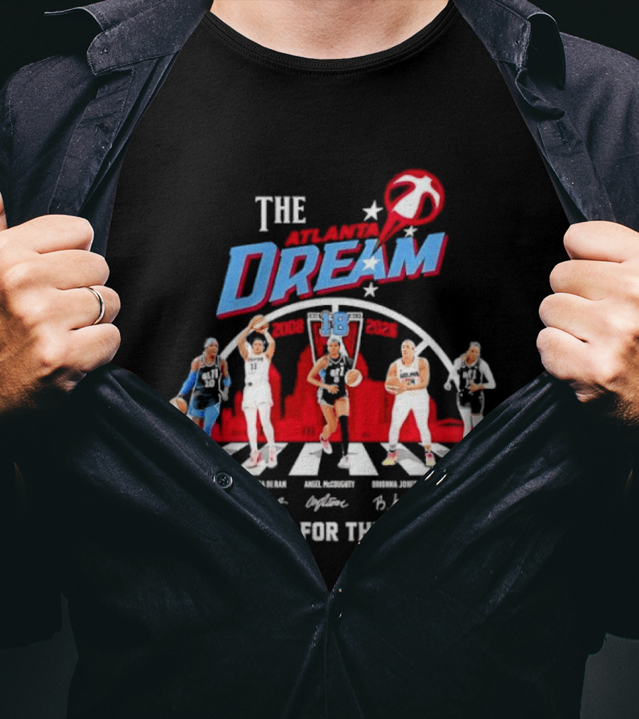 The Atlanta Dream Thank You For The Memories Sydney Colson Alyssa De Rand Angel Mccoughty Brionna Jones Chelsea Gray T-Shirt