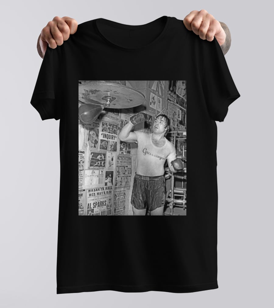 Boxing Legend George Chuvalo Training At Grossinger's Gym Historical Photograph T-Shirt