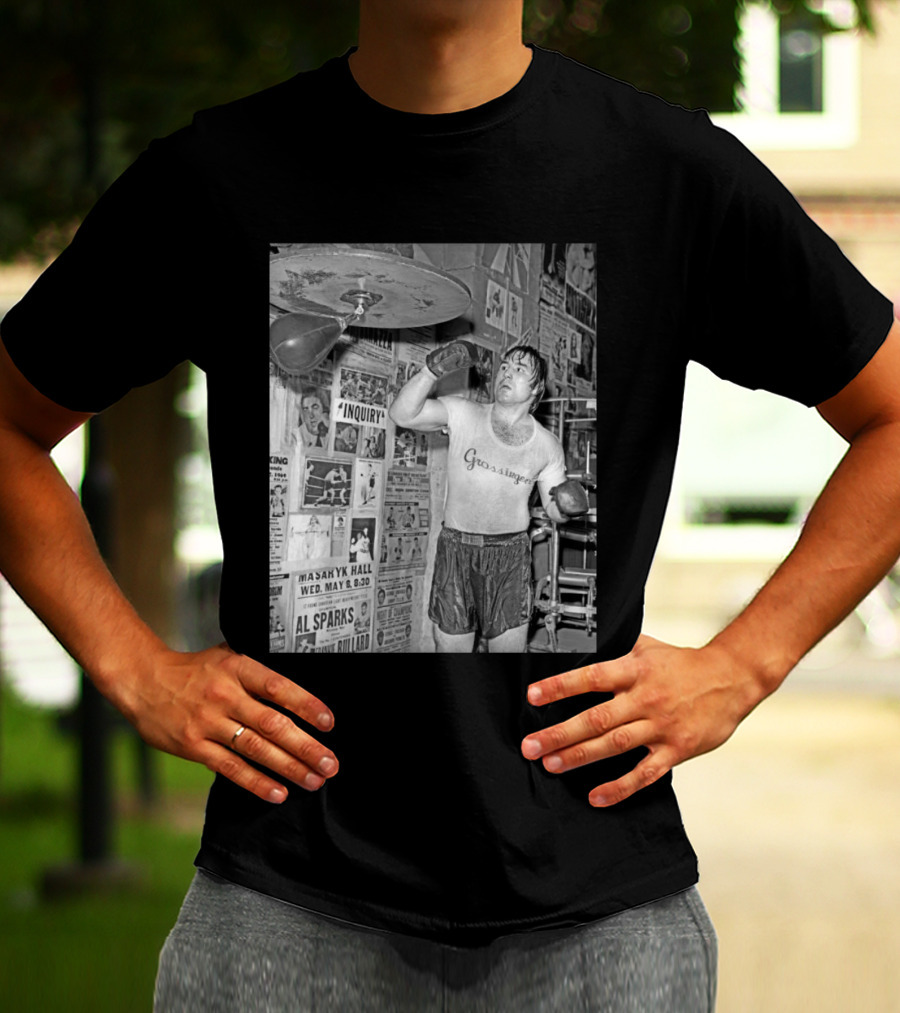 Boxing Legend George Chuvalo Training At Grossinger's Gym Historical Photograph T-Shirt