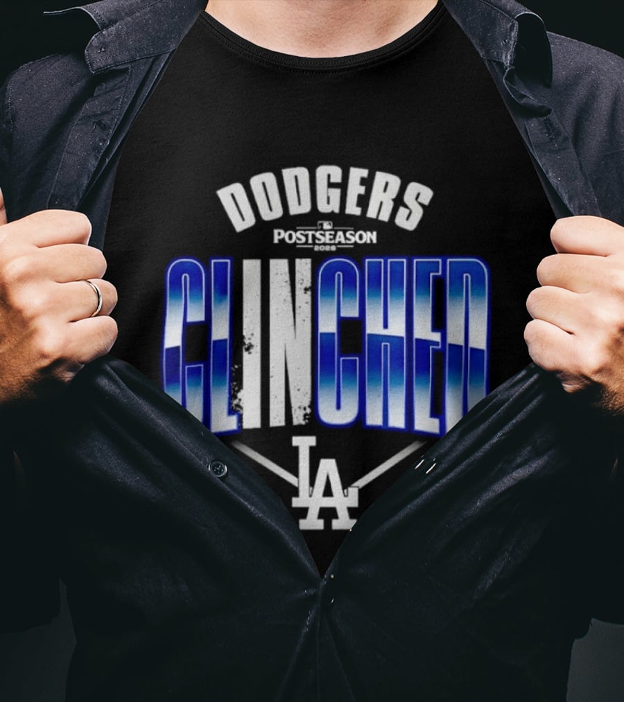 Los Angeles Dodgers Postseason Clinched 2026 LA T-Shirt
