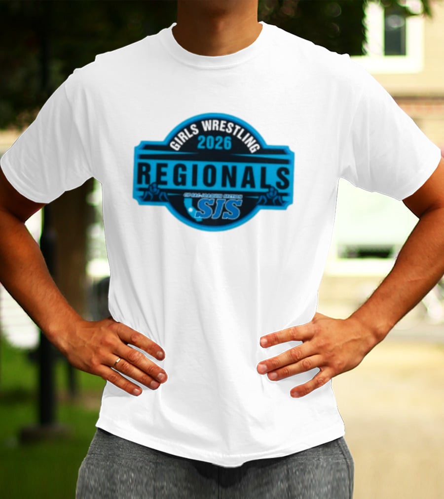 CIF SJS 2026 Girls Wrestling Regionals Championship Event T-Shirt